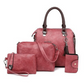 Women's PU Leather 4-Piece Handbag Set