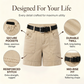 Women's Casual Stretch Shorts with Utility Pockets