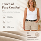 Women's Casual Stretch Shorts with Utility Pockets