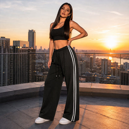 👖 Spodnie dresowe w paski – 50% ZNIŻKI! OFERTA LIMITOWANA!🌸💃 Eleganckie, wygodne i modne –Miękki materiał, luźny krój i pasiasty wzór. Styl bez wysiłku! ✨