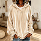🌸Hot Sale 50% OFF💖Women’s Casual Velvet Hooded Sweatshirt – Luxe Soft Everyday Top