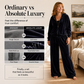 Damski dres z kapturem z weluru, komplet 2 części
