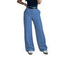 ⏰Last Day Sale 50% Off💃Women's Casual High-Waist Straight-Leg Pants