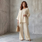 🌾✨Zestaw 2-częściowy dla kobiet w stylu casual z mieszanki bawełny – lekki, oddychający, uniwersalny | 9 kolorów | rozmiary S–3XL🌞| Komplet 2-częściowy na co dzień -49%