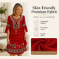 Trending Now⭐👗 Vintage Ethnic Print Tiered Dress – Flowing Layers & Bohemian Charm for Effortless Style