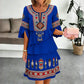 Trending Now⭐👗 Vintage Ethnic Print Tiered Dress – Flowing Layers & Bohemian Charm for Effortless Style