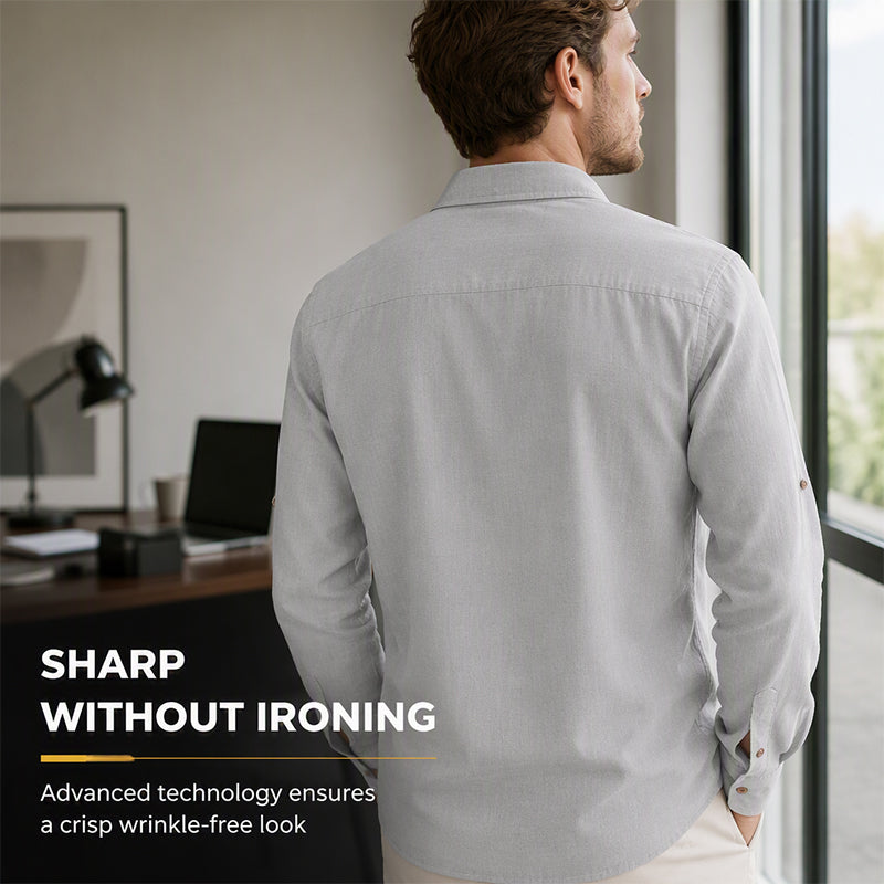 Men's Casual Classic Long Sleeve Shirt