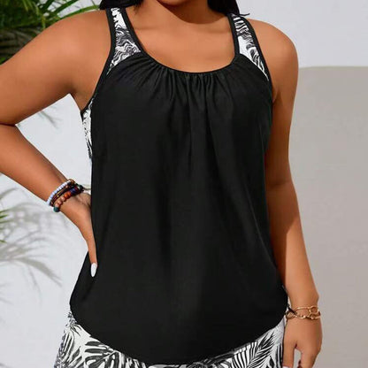 Women’s Plus Size Tankini Swimsuit