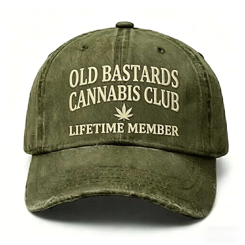 Retro Distressed Embroidered Baseball Cap