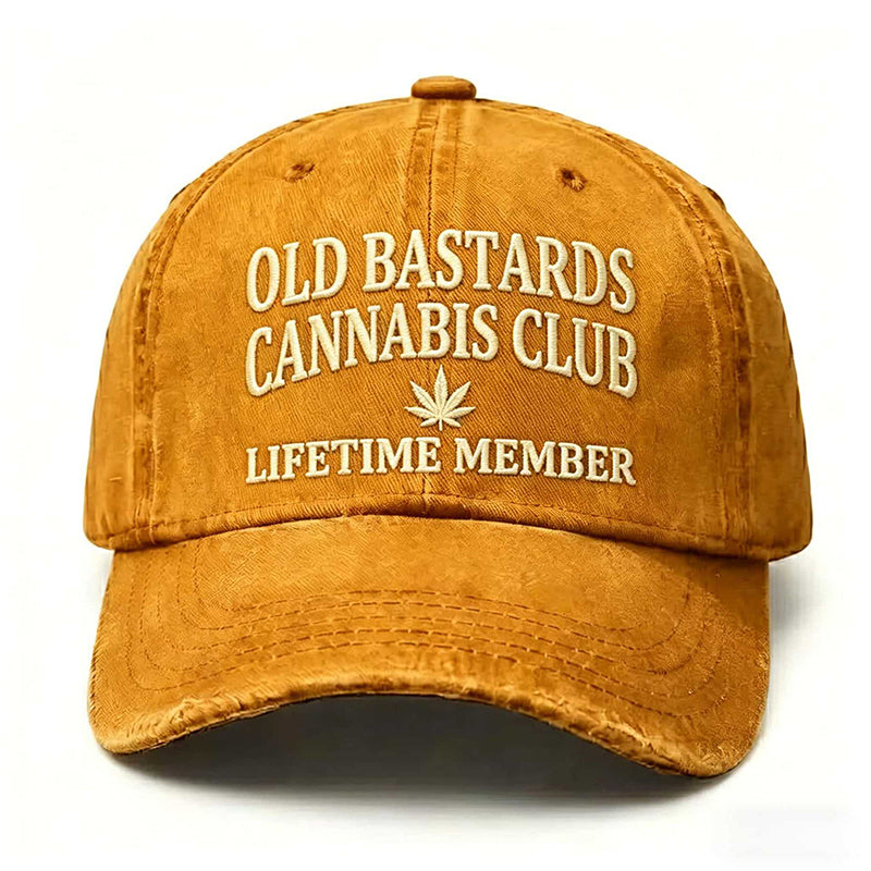 Retro Distressed Embroidered Baseball Cap