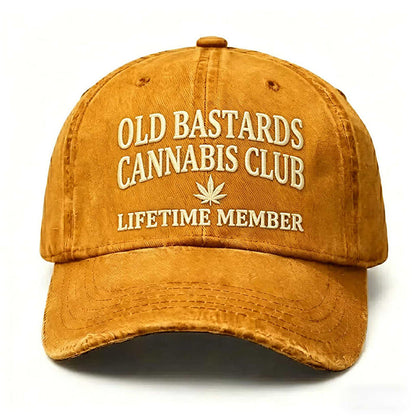 Retro Distressed Embroidered Baseball Cap