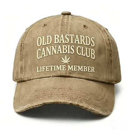 Retro Distressed Embroidered Baseball Cap