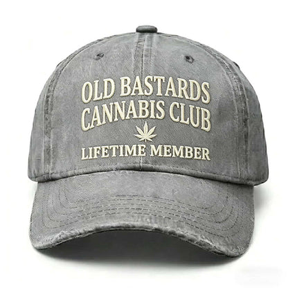 Retro Distressed Embroidered Baseball Cap