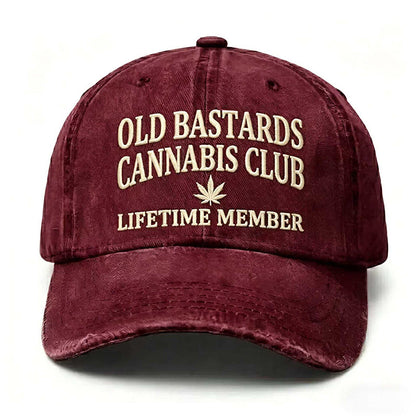 Retro Distressed Embroidered Baseball Cap