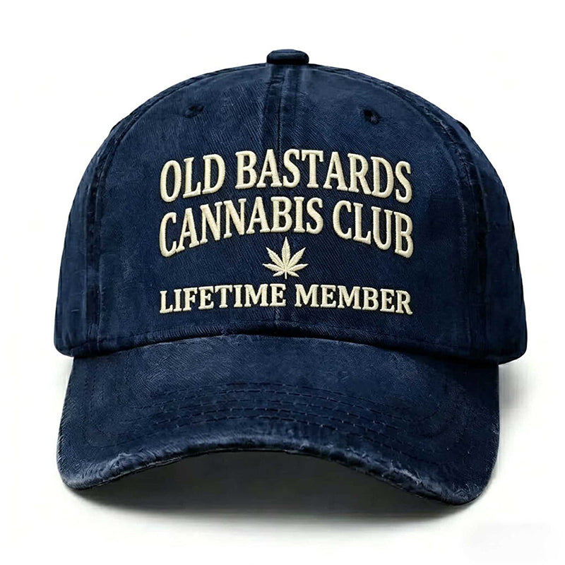 Retro Distressed Embroidered Baseball Cap