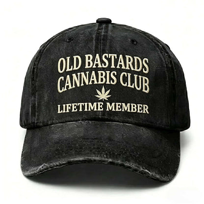 Retro Distressed Embroidered Baseball Cap