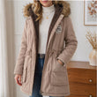 🧥 Cozy Coverage, Easy Movement | Women's Warm-Lined Hooded Parka Jacket