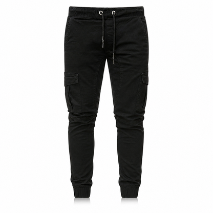 Men's Casual Solid Color Cargo Jogger Pants