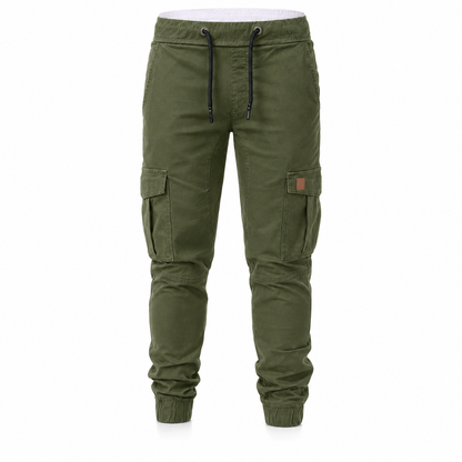 Men's Casual Solid Color Cargo Jogger Pants