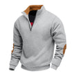 Men's Casual Plush Half-Zip Pullover