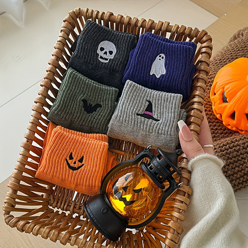 Breathable Halloween Crew Socks