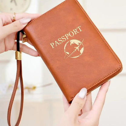 RFID Blocking Travel Passport Wallet