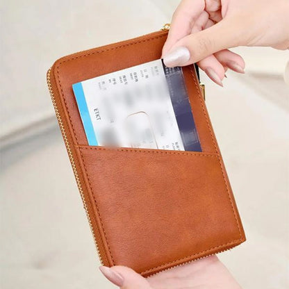 RFID Blocking Travel Passport Wallet