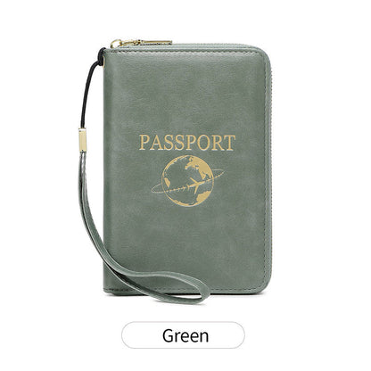 RFID Blocking Travel Passport Wallet