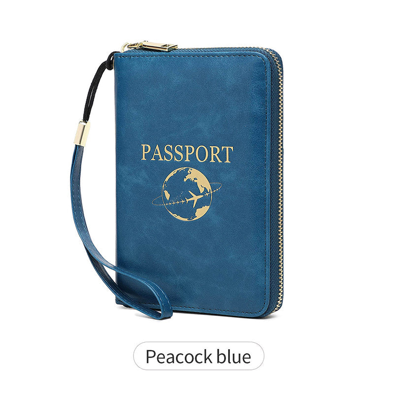 RFID Blocking Travel Passport Wallet