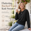 🧶Soft Knit, Multi-Color Versatile🍂 Women's Crewneck Knit Sweater – Stretch & Shape-Retaining, Six Autumn Shades