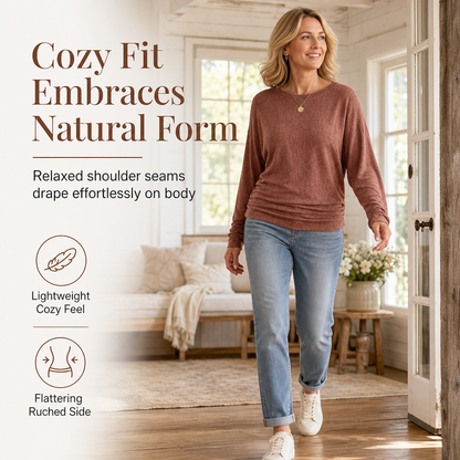 🧶Soft Knit, Multi-Color Versatile🍂 Women's Crewneck Knit Sweater – Stretch & Shape-Retaining, Six Autumn Shades