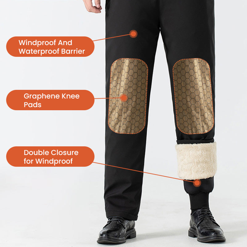[warm gift] Men’s Graphene Thermal Thick Fluff Lining Pants