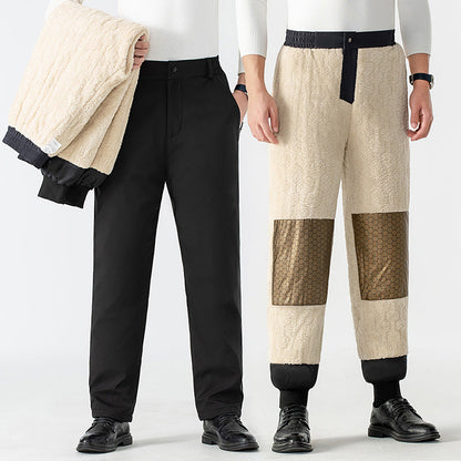 [warm gift] Men’s Graphene Thermal Thick Fluff Lining Pants