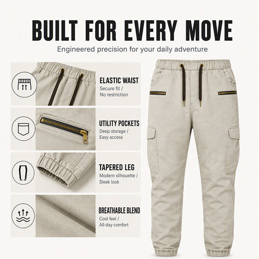 Men's Casual Slim Fit Cargo Pants
