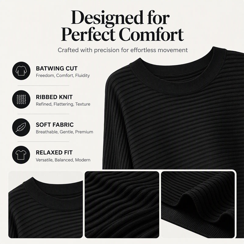 🌸Women's Oversized Ribbed Knit Sweater