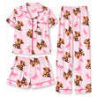Women's Highland Cow Print 3-Piece Pajama Set