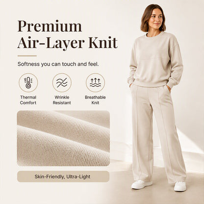 Women's Crewneck Sweatshirt & Sweatpants Set