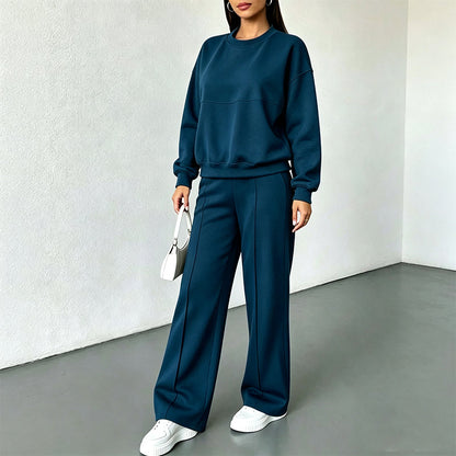 Women's Crewneck Sweatshirt & Sweatpants Set
