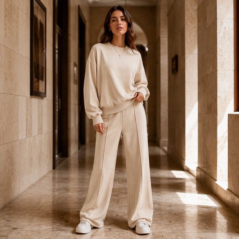 Women's Crewneck Sweatshirt & Sweatpants Set