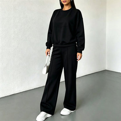 Women's Crewneck Sweatshirt & Sweatpants Set