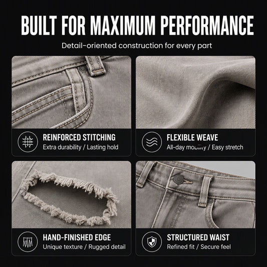 Men's Trendy Ripped Slim-Fit Jeans