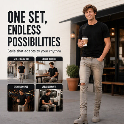 Men's Trendy Ripped Slim-Fit Jeans