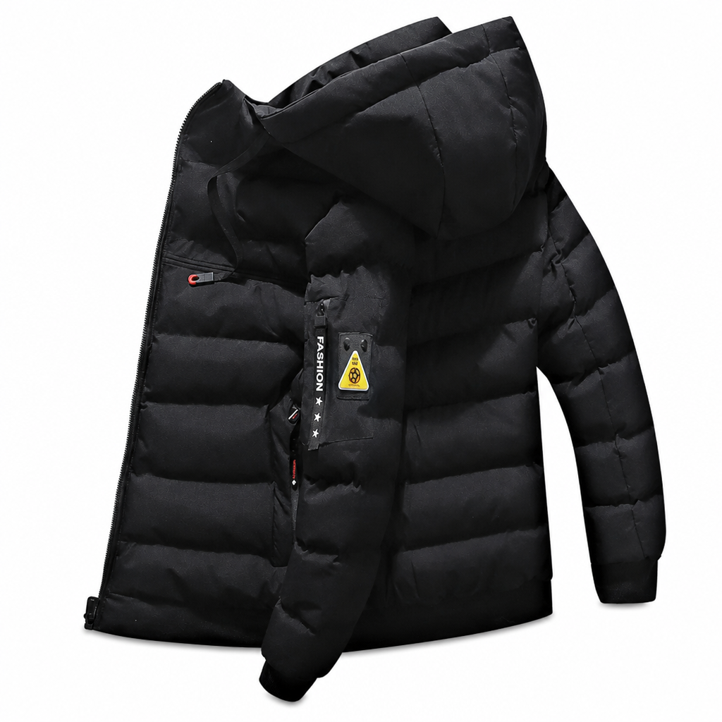 Men's Hooded Reversible Warm Coat