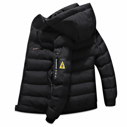 Men's Hooded Reversible Warm Coat