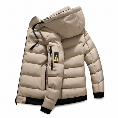 Men's Hooded Reversible Warm Coat