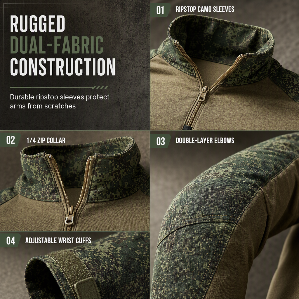 Men's Long Sleeve Tactical Jacket