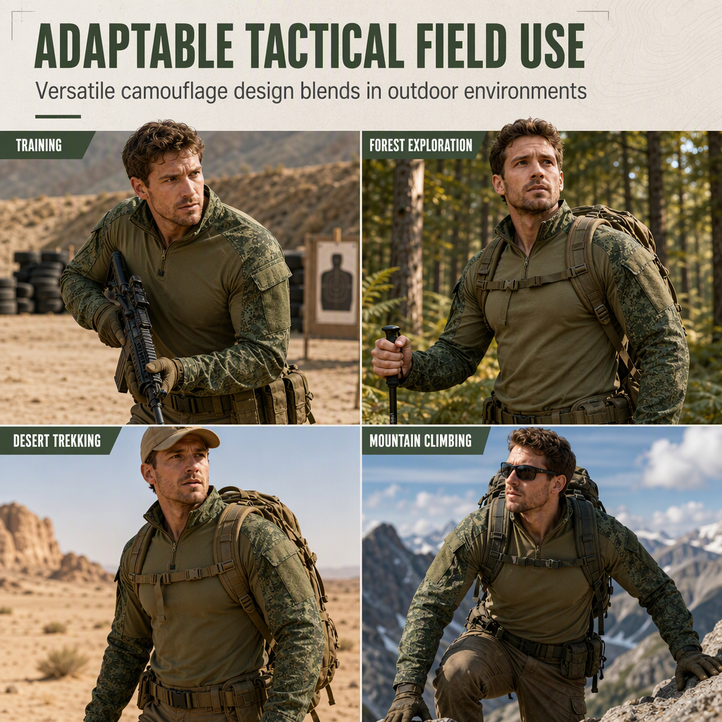Men's Long Sleeve Tactical Jacket