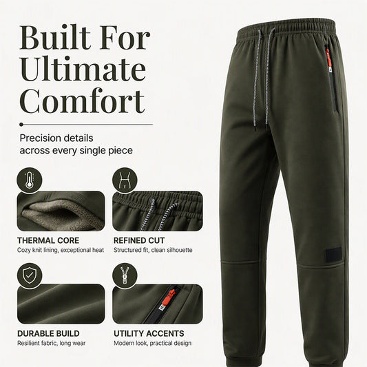 Unisex Winter Outdoor Thermal Sweatpants