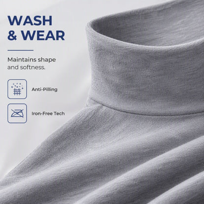 Men's Slim Fit Mock Turtleneck Top