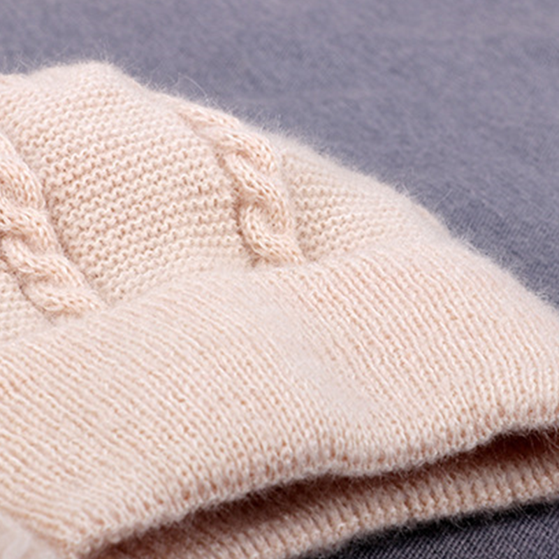 Women's 2-in-1 Knit Beanie Hat with Integrated Scarf Hood